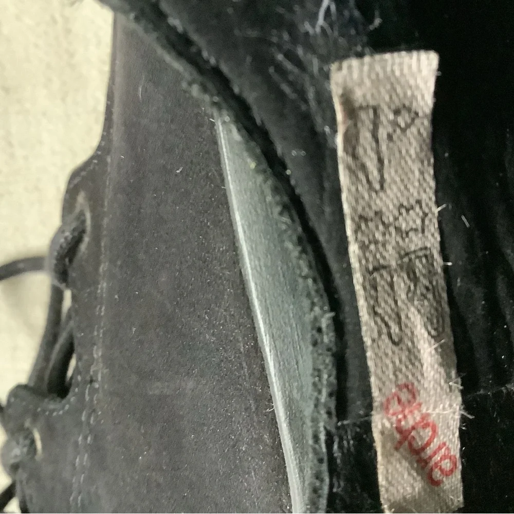 Black suede and leather shoes by ARCHE made in France - Picture 5 of 6